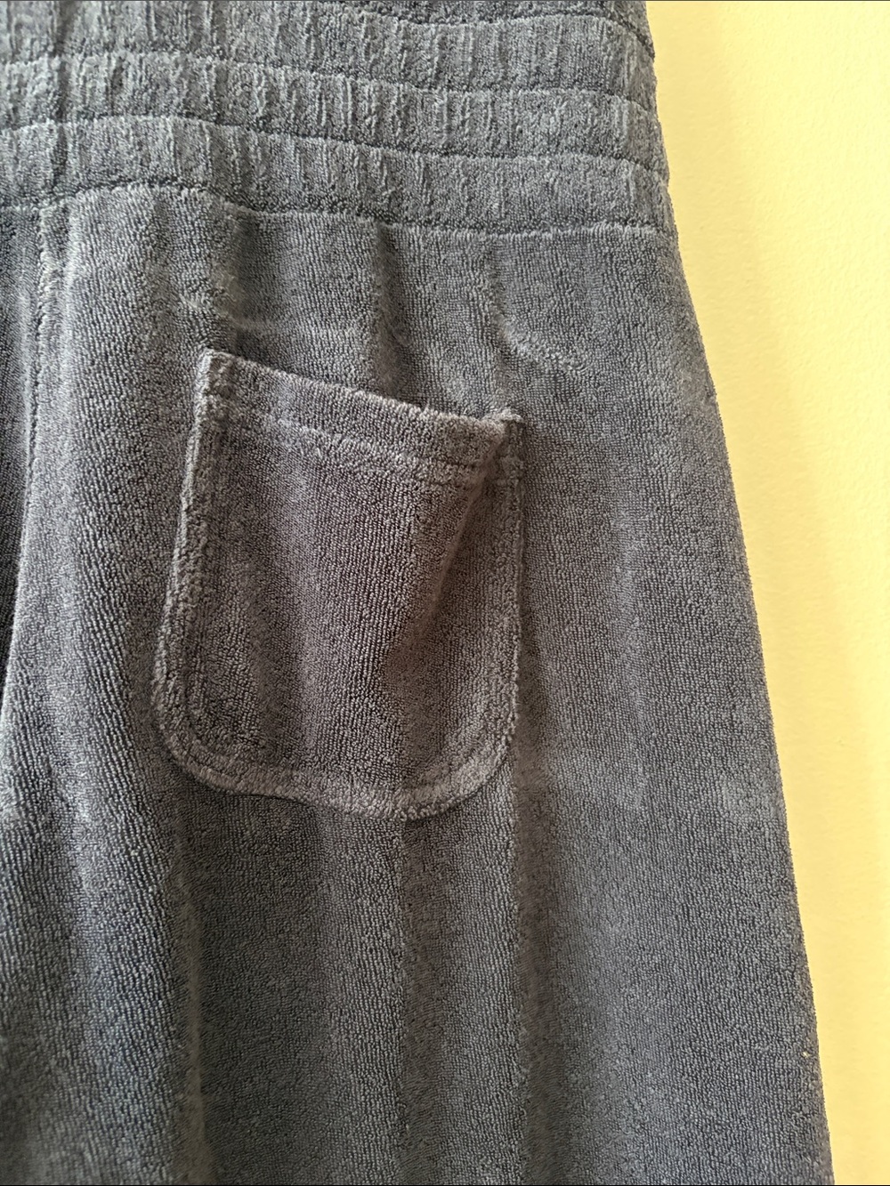 Juicy Couture Y2K Vintage Terry Cloth Navy Wide-Leg Romper - Picture 14 of 15
